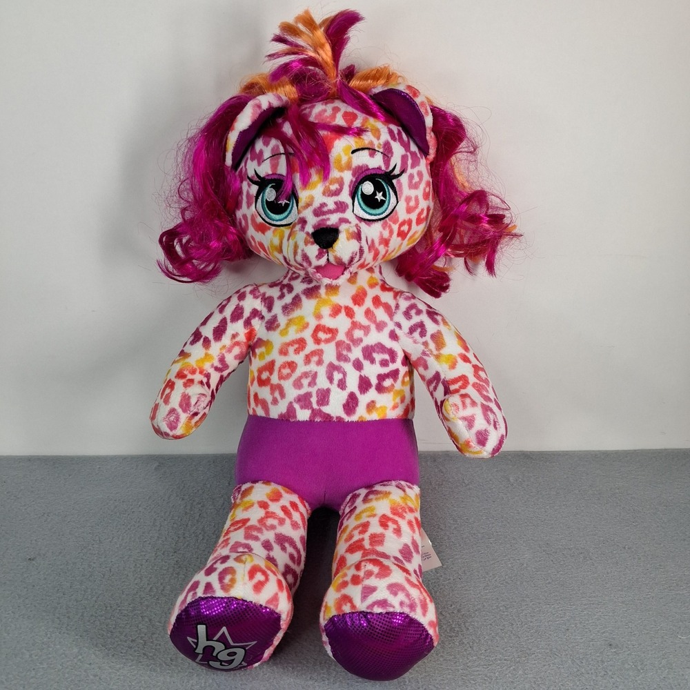 Build-A-Bear Honey Girls Teegan Leopard Plush Toy 18in Stuffed Animal BABW